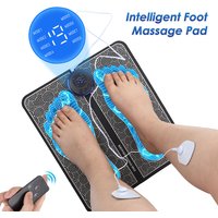 Smart Foot Massage Pad RF Remote Feet Massager 8 Modes 19 LevelsImprove Blood Circulation Relax Muscles Slim Legs Foot Pad