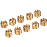 10 Pcs 1/4 Inch To 3/8 Inch Convert Screw Standard Adapter Reducer Bushing Converter For DSLR Camera Camcorder Tripod Monopod