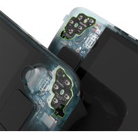 eXtremeRate Face Clicky Kit for Steam Deck LCD Handheld Console, Custom Dpad View A B X Y Menu Keys Face Button Mouse Clicky Kit