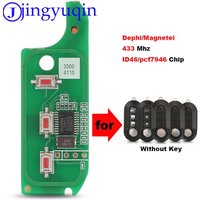 jingyuqin Car Remote Key For Fiat 500L MPV Ducato Citroen Jumper Peugeot Boxer 2008-2015 433.92 ASK PCF7946 Board Only