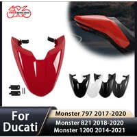 Für Ducati Monster 797 2017-2020 821 2018-2020 Monster 1200 2014-2021 Einzelner Sitzbezug Verkleidung Hintere Beifahrersitzabdeckung