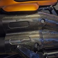 For Harley Sportster S 1250 RH1250 2021-2024 100% Carbon Fiber Exhaust Cover