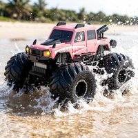 2.4G 4WD RC Car Amphibious Off-Road Waterproof Remote Control Truck Car Climbing Armored Vehicles Toy Gift for Kid Girl Boy Q215