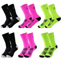 AliExpress WONST 3 Pairs Cycling Socks Men Breathable Mesh Road MTB Bike Socks Bicycle Pattern Mid Tube Outdoor Sport Racing Socks Running Stripe