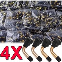 AliExpress NONE Rubber Aluminum Alloy 45° Angled Valve Stem 12/14/15mm Tubeless Tyre for Electric Scooter Bike Bicycle Repair Accessories 2/4pcs