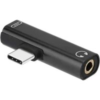 USB C 3.5mm Audio Adapter Converter with Charging and Call Function for Huawei Xiaomi Phone Aux Headphone Line