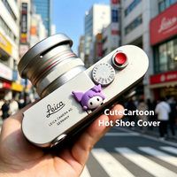 Cute Butterfly Girl Universal Hot Shoe Cover for Leica Fuji X100V Sony ZV-1 ZV-E10 Canon EOS R5 Nikon Z5 Camera Accessories