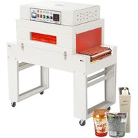 Fully Automatic PVC/POF/PE Heat Tunnel Shrink Wrap Machine for Water Bottles Case/Belt- Foil Packaging Type