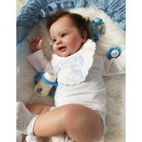 BZDOLL Two Versions Reborn Baby 50cm/60cm 3D-Paint Skin Soft Silicone Realistic Doll Toddler Toy with Vascular Veins