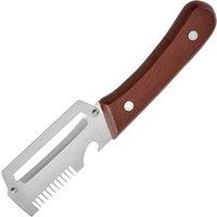 1/2pcs Multi-Functional Vegetable Peeler With Wood Handle Metal Peeler For Peeling Slicing Fruits Vegetable Smooth Operation