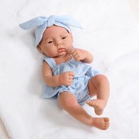 16inch Full Body Vinyl Reborn Doll 40cm Soft Dolls Lifelike Vinyl Doll Cute Reborn Doll For Doll Toys for Birthday Gifts Toys