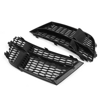 1Pair For AUDI A3 8V S-line Sedan Sportback Convertible 2017-2019 Car Fog Light Racing Grille Front Bumper Fog Lamp Grill Cover