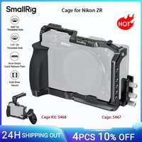 SmallRig ZR Camera Cage for Nikon ZR, w Cable Clamp Silicone Handle Built-in Arca-Swiss Quick Release Plate for DJI Gimbals 5467