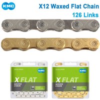 AliExpress KMC X Flat 12S MTB Chain Flattop Mountain Bicycle Chains Waxed Dust Oil Proof Road Bike Curren for SRAM RED 12V Smooth Shifting