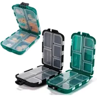Double Layer Protective Medicine Box. Multi Compartment Portable Medicine Box, Travel Storage Box, Leak Proof