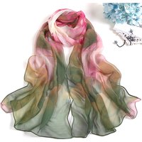 2026 New Fashion Spring/Summer Women Floral Printing Beach Silk Scarf Shawls Female Windproof Long Wraps Beach Sunscreen Hijab