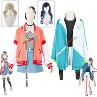 ANIMECC in Stock XS-3XL Shiraishi An Azusawa Kohane Cosplay Project Sekai Colorful Stage Costume Wig Halloween Outfits for Women