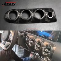 For Mercedes Benz CLA 200 C118 W118 A35 A45 LHD RHD Real Carbon Fiber Car Console Dashboard AC Conditioner Air Vent Panel Cover