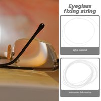 Eyeglass Fixing String Sturdy Nylon Repairing Threads Half Rim Glasses Eyeglasses Repair String Glasses Maintenance Tool