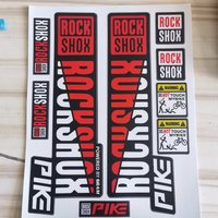 AliExpress NONE 1PC Front Fork Stickers for MTB Waterproof Color Changing Decals for SRAM Pike Bicycle Shock Absorber Forks