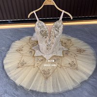 BT01574 high quality tailored Fairy doll swan lake gradient champange performance Wear Ballet Tutu Costumes