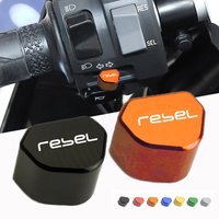 CNC Aluminum Motorcycle Button Turn Signal Switch Key Cap For Honda Rebel CMX 300 500 1100 CMX300 CMX500 CMX1100 Accessories