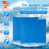 For Bambu Lab H2D/H2S Cool Plate Build Plate Double-Sided Plate Spring Steel Sheet 355x346mm Bambulab Heat Bed 3D Printer Parts