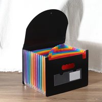 13/25 Pockets Accordian File Expanding File Folder Organizer Filing Box Portable Colorful Paper/Bill/Receipt/Document Holder