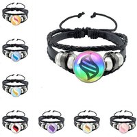 anime Pokemon Charizard mega bracelet Gengar Kawaii Boys Hand-woven Evolution key stone bracelet decorate Multiple styles Gift