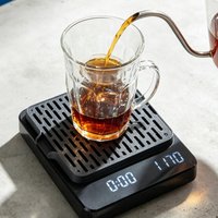 Scale Auto-Draining Tray Digital Espresso Scale Brewing Tool Coffee scale drip tray Self drainage design for Kitchen Home Use