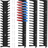 4Pcs Video Game Storage Holder Carbon Steel Game Case Organizer Wall Mounted DVD Disc Shelf for CD DVD