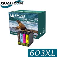 Qualicom 603XL T03A1 Compatible Ink Cartridge For Epson XP 2100 2105 3100 3105 4100 4105 2150 2155 3150 3155 4150 4155 WF2810D