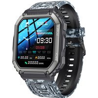 FOXBOX Smart Watch GPS Sports Track Military Health Monitor Bluetooth Call IP67 Waterproof Outdoor Clearance Sale Men's Watch