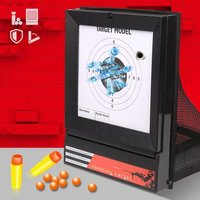 AAEG Airsoft Target with Trap Net Catcher, Stand and Paper Target, for Airsoft Gun Training Shooting BB Pellets Indoor Outdoor 1