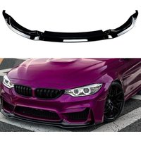 Front Bumper Spoiler Lip For BMW F80 M3 F82 F83 M4 2015-2020 Gloss Black/Carbon Fiber Look Lower Splitter Blade Protector Kit