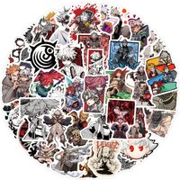60PCS Japanese Game GACHIAKUTA Graffiti Stickers Luggage Laptop Skateboard Waterproof Decorative Stickers