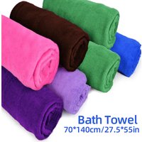 1/4pcs Microfiber Bath Towel, Soft Absorbency Quick-Drying Lightweight Travel-friendly, Outdoor Camping Beach Yoga Swim Gym Gift