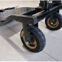 Wheelchair Double Rear Seat Pedal, Electric Wheelchair Rear Manned Standing Plate Attachment