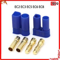 10pairs/Lot Ec2 Ec3 Ec5 Ec6 Ec8 Male Female Bullet Connector Banana Head Plug 2.0mm 3.5mm 5.0mm For Rc Lipo Battery