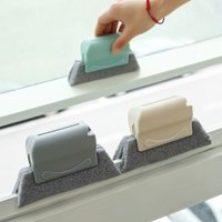 Small Window Groove Cleaning Brush Tool Door Window Sill Track Cleaner Lightweight Durable Stainless Steel Material