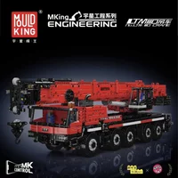 Mould King 17073 17074 Technical Car Toy Remote Control LTM 1110 Crane Building Block Assembly Truck Brick Kids Christmas Gift