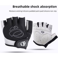 AliExpress NONE Yanace Fingerless Bike Gloves Gel Padded Shockproof Breathable Anti Slip Half Finger Cycling Gloves for Men Women MTB Road Bike