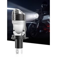 1PC Projector H4 Lens LED Mini Bi Led 800W Headlight Bulbs Canbus 9003 HB2 High Beam Low Beam 6000K White Motorbike Turbo Lamps