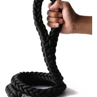 Dog leash for outdoor use. Durable and sturdy. Black design.