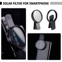37mm 52mm Polarized Smart Phone Lens Filter With Clip for Samsung iPhone Camera Accessories Universal ND 2-400 CPL Filter Clip