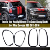 1Pair Headlamp Tailight Bezel Decor Cover For MINI R60 Cooper Countryman 2011-2016 Headlight Ring Bezel Trim Surround Cover