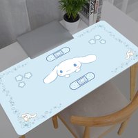 Mouse Pad Anime Gaming Accessories Sanrio Durable Cinnamoroll Large Carpet Gamer PC Computer Keyboard Desk Mat Mausepad