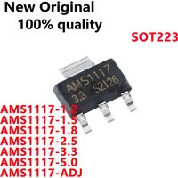 20-50/PCS New AMS1117 3V3 AMS1117-1.2 AMS1117-1.5 AMS1117-1.8 AMS1117-2.5 AMS1117-3.3 AMS1117-5.0 AMS1117-ADJ SOT223 In Stock