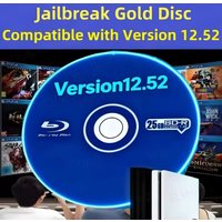 For PS4 Jailbreak Gold Disc 12.52V Latest Firmware Supported Bootable Eject Payload Homebrew Backup Games PS4 CD Upgrade