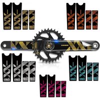 AliExpress NONE 4PCS/SET Colorful SRAM XX1 Sticker Set, Stylish Decals for Bike Cranksets, Laptops, Skateboards & Water Bottles